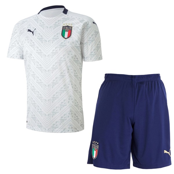 Camiseta Italia 2nd Niño 2020 Blanco